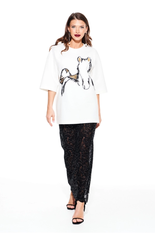 Джемпер ELLETTO LIFE 3938 молочно-золотой Джемпер ELLETTO LIFE 3938 молочно-золотой