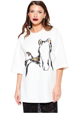 Джемпер ELLETTO LIFE 3938 молочно-золотой  Джемпер ELLETTO LIFE 3938 молочно-золотой