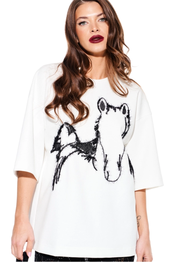 Джемпер ELLETTO LIFE 3938 молочно-черный Джемпер ELLETTO LIFE 3938 молочно-черный