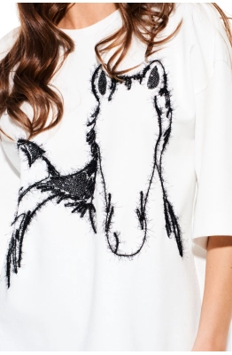 Джемпер ELLETTO LIFE 3938 молочно-черный  Джемпер ELLETTO LIFE 3938 молочно-черный