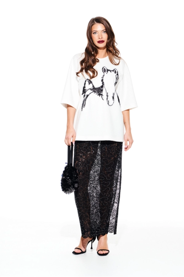 Джемпер ELLETTO LIFE 3938 молочно-черный Джемпер ELLETTO LIFE 3938 молочно-черный