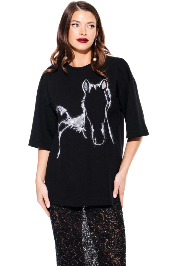 Джемпер ELLETTO LIFE 3938 черный Джемпер ELLETTO LIFE 3938 черный