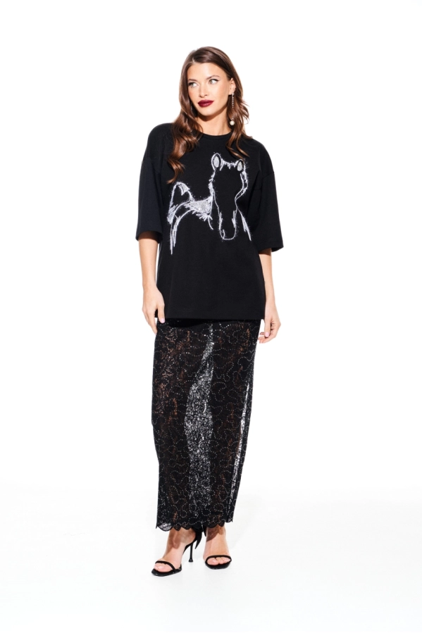 Джемпер ELLETTO LIFE 3938 черный Джемпер ELLETTO LIFE 3938 черный