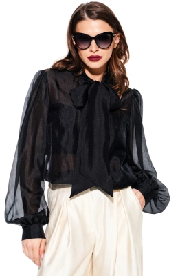 Блуза ELLETTO LIFE 3939 черный  Блуза ELLETTO LIFE 3939 черный