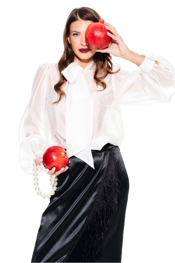 Блуза ELLETTO LIFE 3939 белый Блуза ELLETTO LIFE 3939 белый