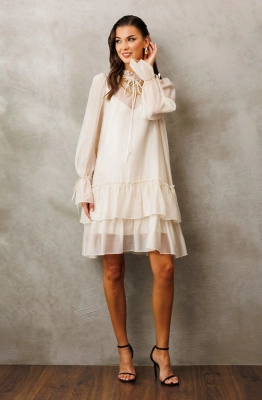 Платье Buter 3226 сливочный 