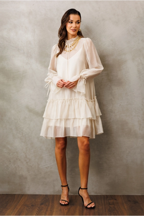 Платье Buter 3226 сливочный Платье Buter 3226 сливочный