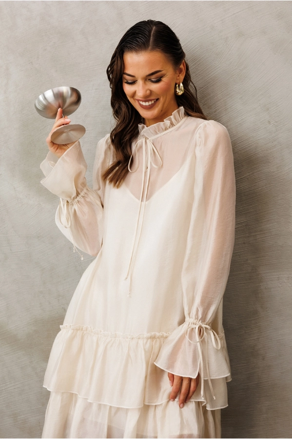 Платье Buter 3226 сливочный Платье Buter 3226 сливочный