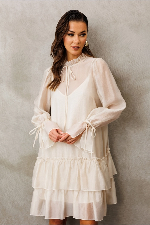 Платье Buter 3226 сливочный Платье Buter 3226 сливочный