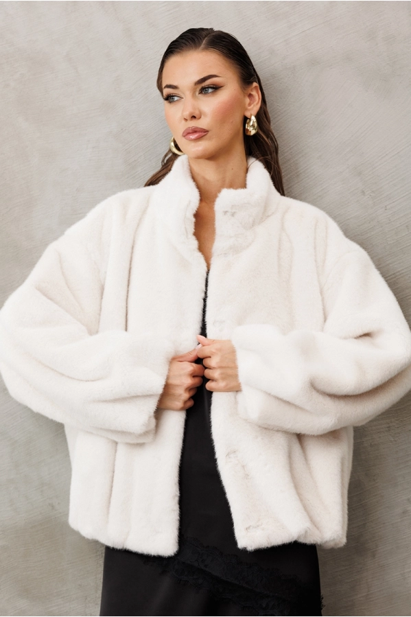 Куртка Buter 3227 молочный Куртка Buter 3227 молочный