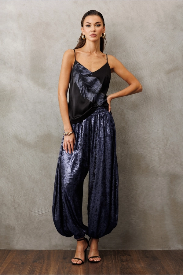 Брюки Buter 3229 синий перламутр