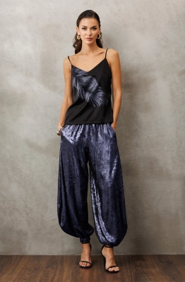 Брюки Buter 3229 синий перламутр 