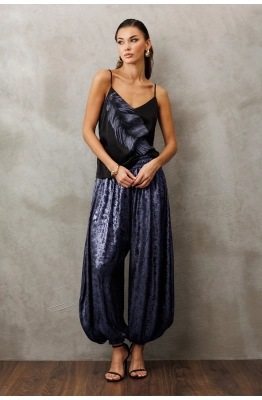 Брюки Buter 3229 синий перламутр 