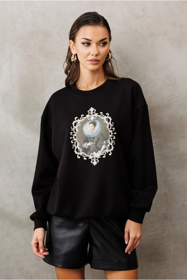 Джемпер Buter 3231 черный Джемпер Buter 3231 черный