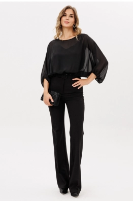 Брюки EOLA 2925.5 черный меланж 