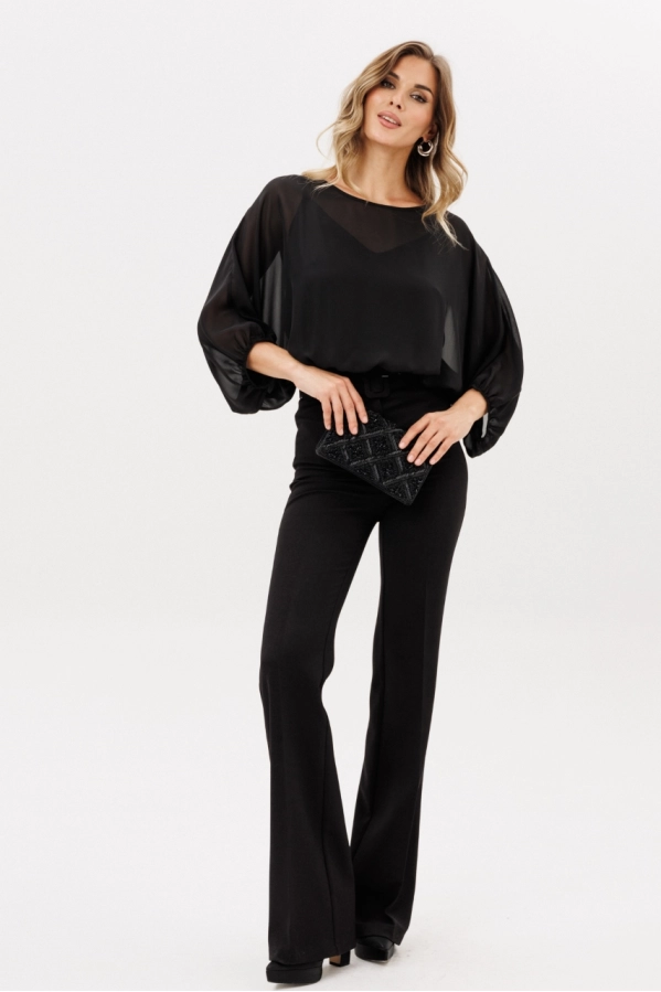 Брюки EOLA 2925.5 черный меланж Брюки EOLA 2925.5 черный меланж