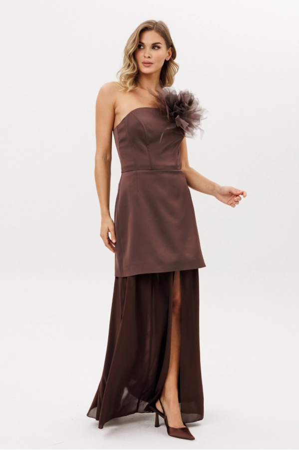 Платье EOLA 2990.3 шоколад Платье EOLA 2990.3 шоколад