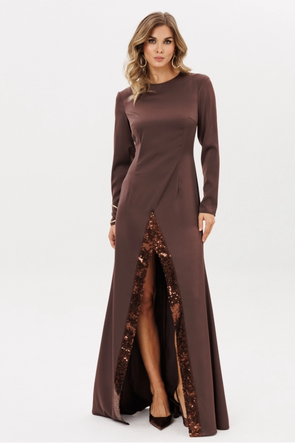 Платье EOLA 3000 шоколад Платье EOLA 3000 шоколад