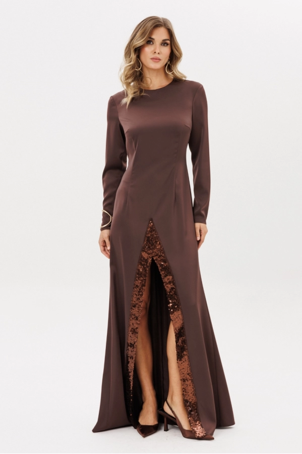 Платье EOLA 3000 шоколад Платье EOLA 3000 шоколад