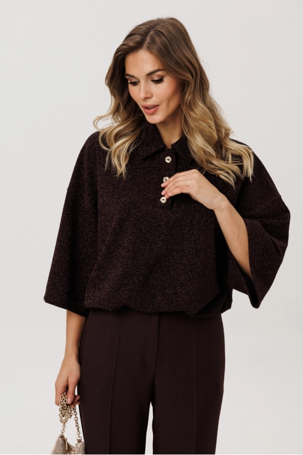 Джемпер EOLA 3011 темный шоколад Джемпер EOLA 3011 темный шоколад