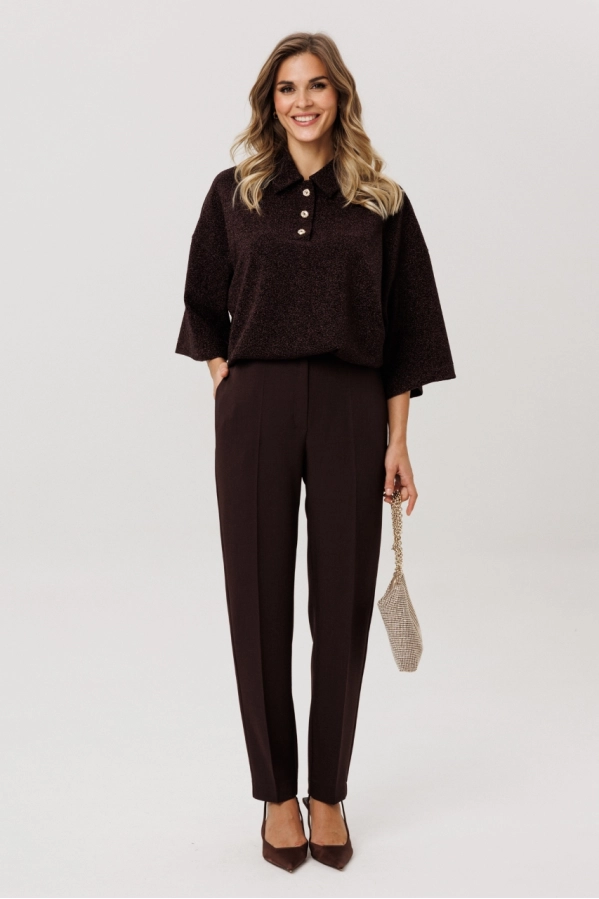 Джемпер EOLA 3011 темный шоколад Джемпер EOLA 3011 темный шоколад