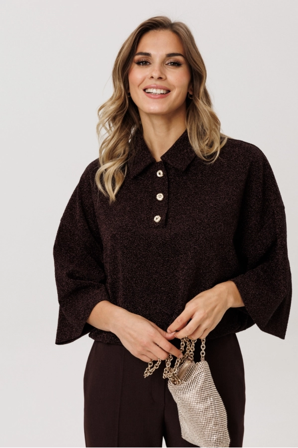 Джемпер EOLA 3011 темный шоколад Джемпер EOLA 3011 темный шоколад