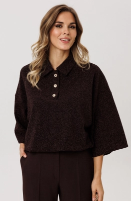 Джемпер EOLA 3011 темный шоколад 