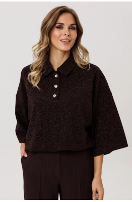 Джемпер EOLA 3011 темный шоколад 