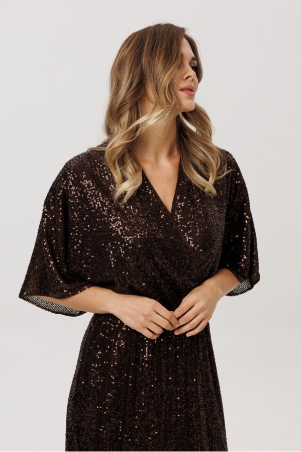 Платье EOLA 3013 шоколад Платье EOLA 3013 шоколад