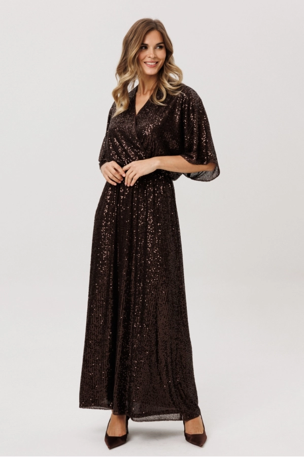 Платье EOLA 3013 шоколад Платье EOLA 3013 шоколад