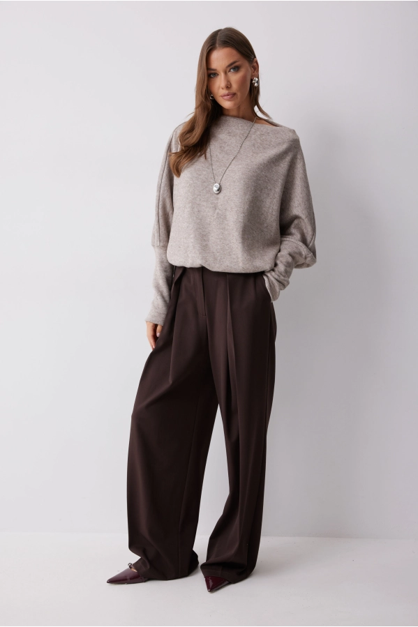 Джемпер Lyushe 4209 кофе Джемпер Lyushe 4209 кофе