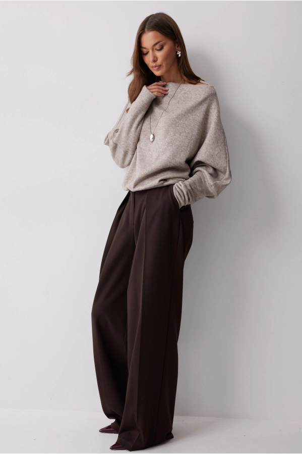 Джемпер Lyushe 4209 кофе Джемпер Lyushe 4209 кофе