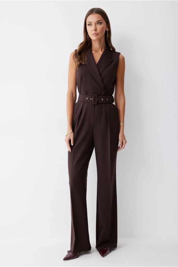 Комбинезон Lyushe 4211 коричневый Комбинезон Lyushe 4211 коричневый
