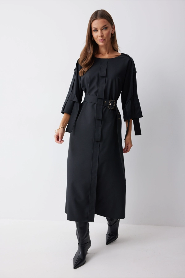 Платье Lyushe 4212 черный Платье Lyushe 4212 черный