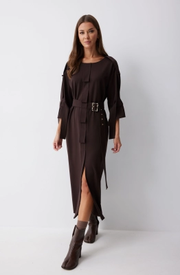 Платье Lyushe 4212 коричневый 