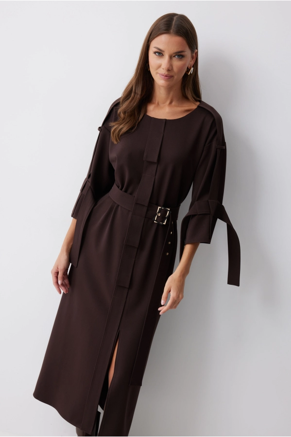 Платье Lyushe 4212 коричневый Платье Lyushe 4212 коричневый
