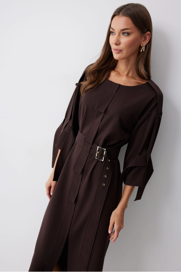 Платье Lyushe 4212 коричневый Платье Lyushe 4212 коричневый