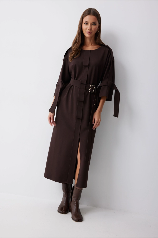 Платье Lyushe 4212 коричневый Платье Lyushe 4212 коричневый