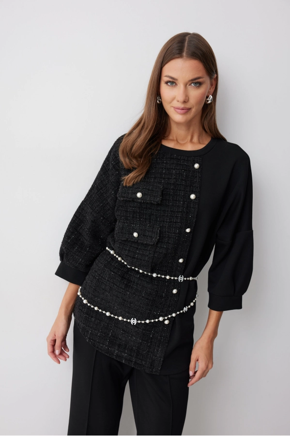 Блуза Lyushe 4213 черный Блуза Lyushe 4213 черный