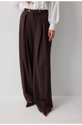 Брюки Lyushe 4214 коричневый 
