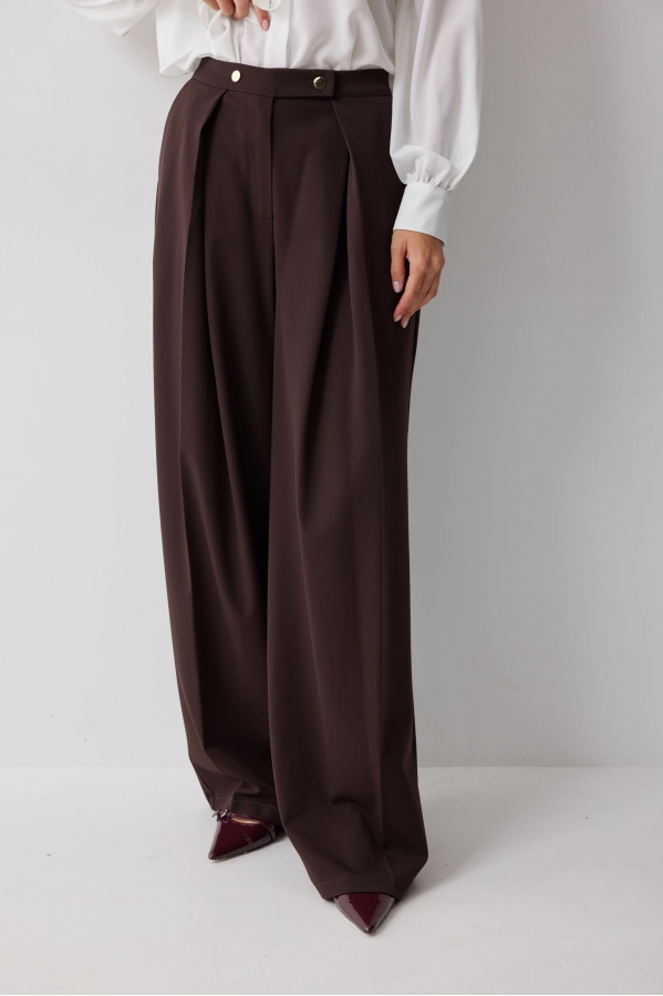 Брюки Lyushe 4214 коричневый Брюки Lyushe 4214 коричневый