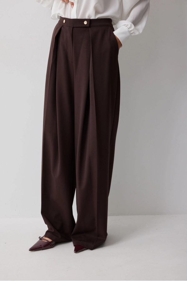 Брюки Lyushe 4214 коричневый Брюки Lyushe 4214 коричневый