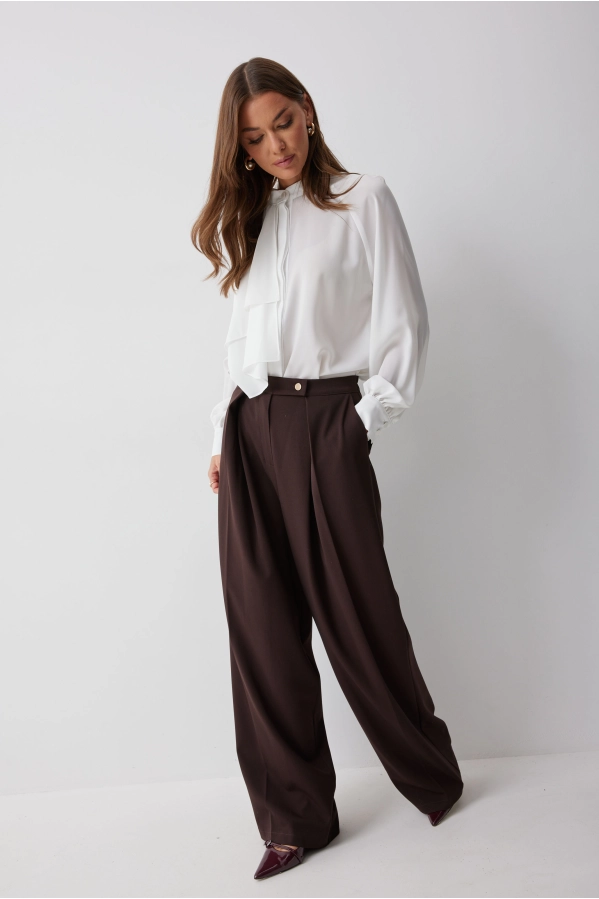 Брюки Lyushe 4214 коричневый Брюки Lyushe 4214 коричневый