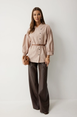 Блуза Lyushe 4217 бежевый Блуза Lyushe 4217 бежевый