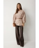 Блуза Lyushe 4217 бежевый Блуза Lyushe 4217 бежевый
