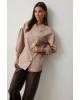 Блуза Lyushe 4217 бежевый Блуза Lyushe 4217 бежевый