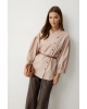 Блуза Lyushe 4217 бежевый Блуза Lyushe 4217 бежевый