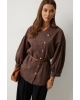 Блуза Lyushe 4217 коричневый Блуза Lyushe 4217 коричневый