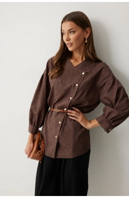 Блуза Lyushe 4217 коричневый 