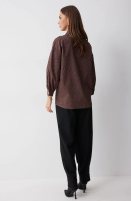 Блуза Lyushe 4217 коричневый Блуза Lyushe 4217 коричневый
